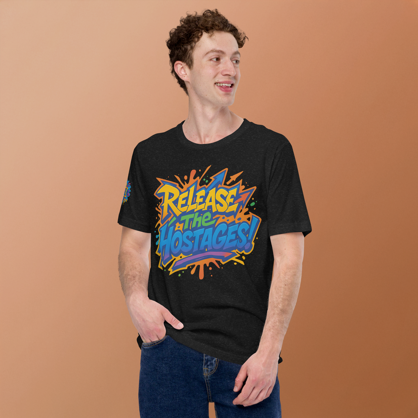 Release the Hostages! (Graffiti-Wildstyle) - Men's/Unisex t-shirt