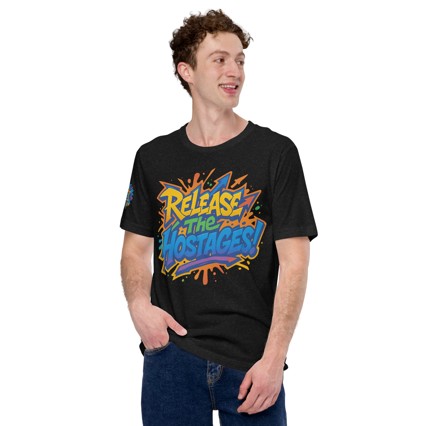 Release the Hostages! (Graffiti-Wildstyle) - Men's/Unisex t-shirt