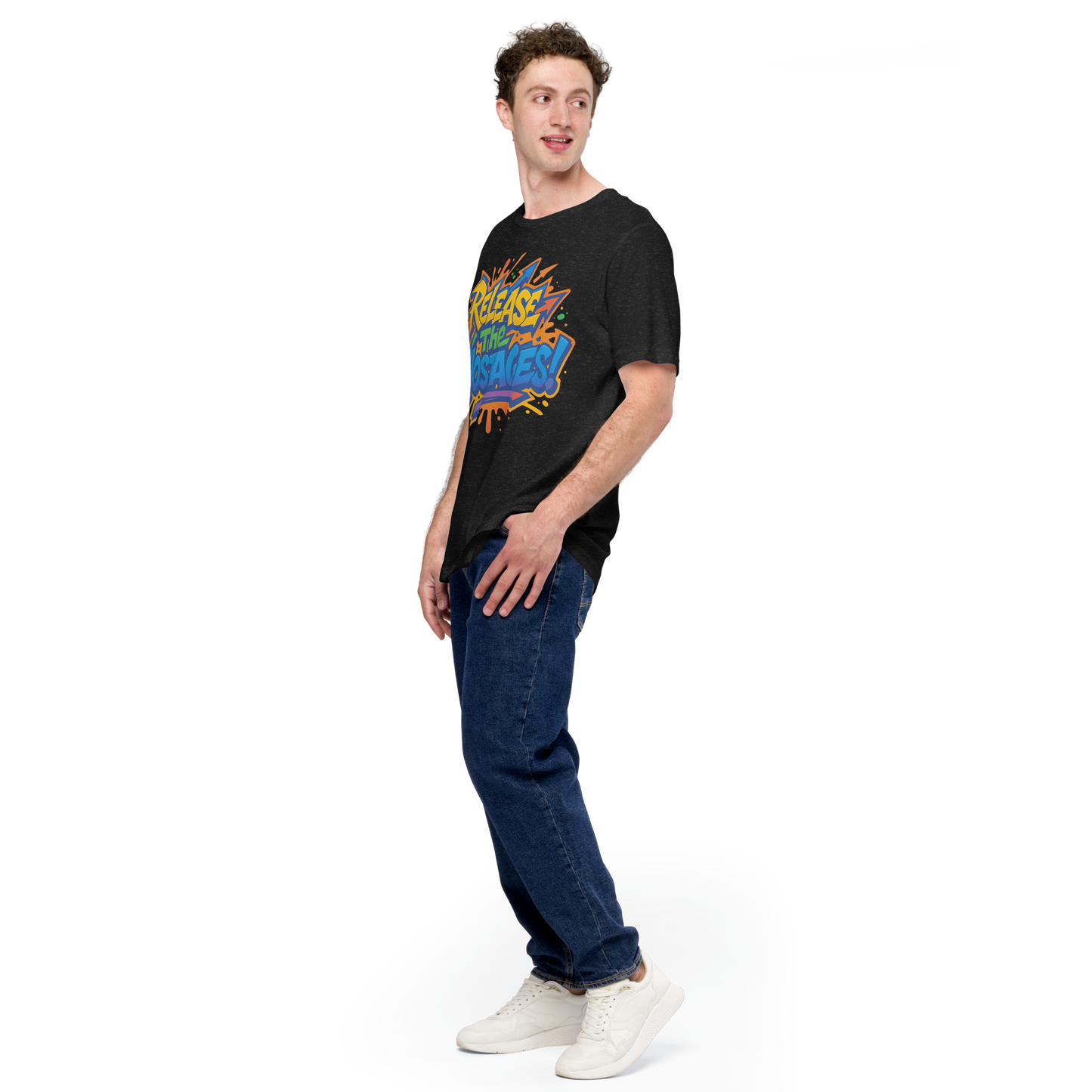 Release the Hostages! (Graffiti-Wildstyle) - Men's/Unisex t-shirt