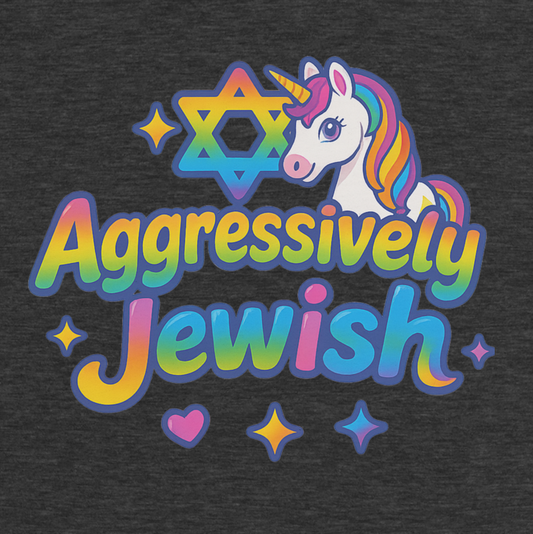 Aggressively Cute and Jewish - Women's Relaxed T-Shirt