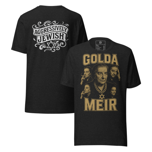 Golda Meir "Rap Shirt" (w/back logo) - Men's/Unisex t-shirt
